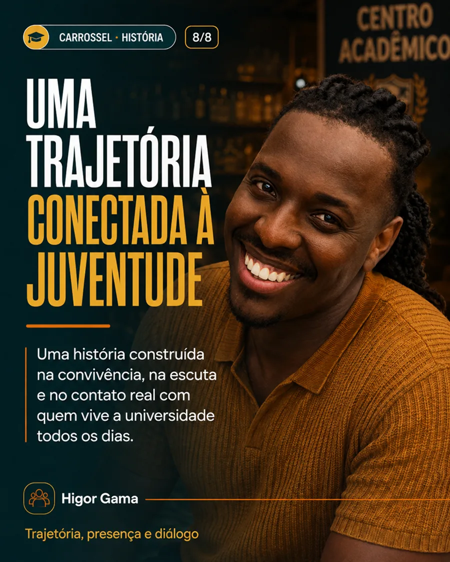 Uma trajetória conectada à juventude